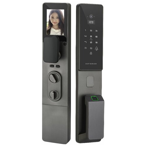 Умный дверной замок DiXiS Smart Door Fingerprint Lock DZ011A (Tuya) - Gray