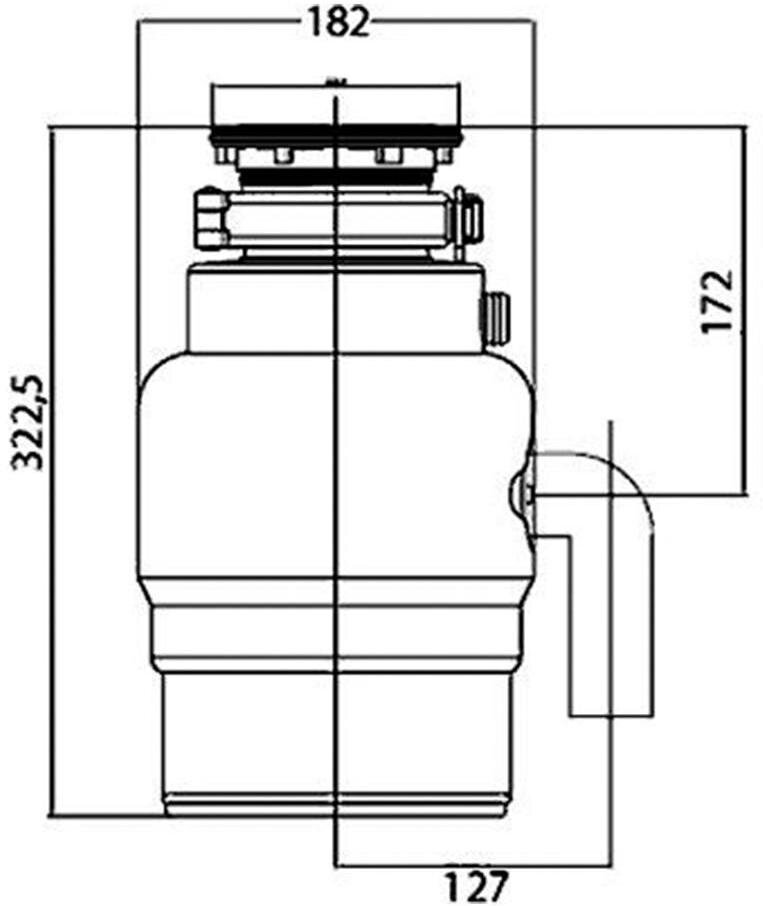 Измельчитель пищевых отходов Teka TR 34.1 V TYPE