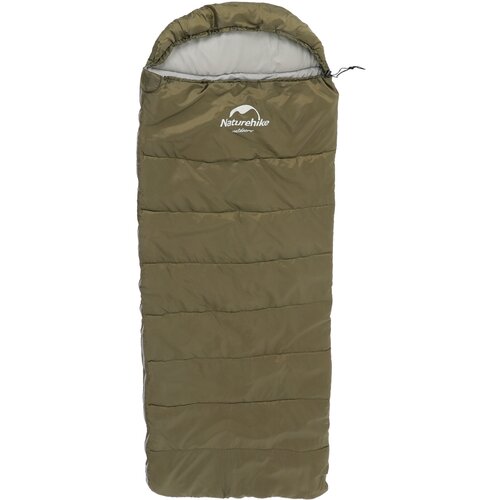 Спальник Naturehike U series envelope sleeping bag with hood U250 Army Green