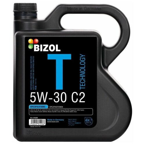 Моторное масло НС-синтетическое BIZOL Technology 5W-30 C2 81220