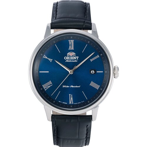 Наручные часы ORIENT Contemporary, синий, серебряный наручные часы orient наручные часы orient sab0b005bb мужские механические автоподзавод черный