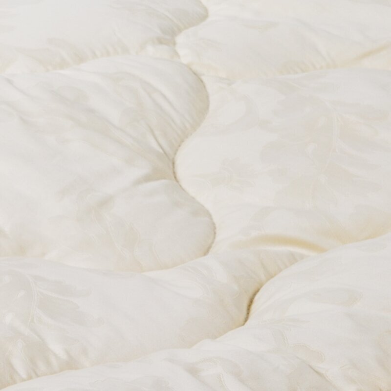 Одеяло козий пух 1,5-спальное (140x205 см) "Кашемир", чехол - сатин-жаккард (100% хлопок), Ecotex - фотография № 3