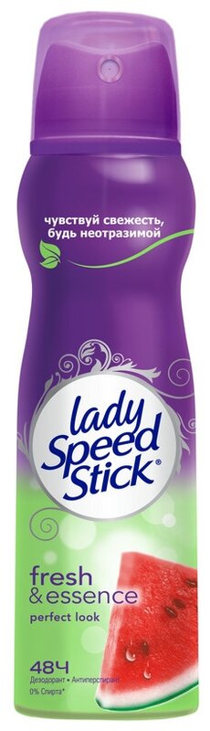 Lady Speed Stick дезодорант-антиперспирант, спрей, Fresh&Essence Perfect Look, 150 мл