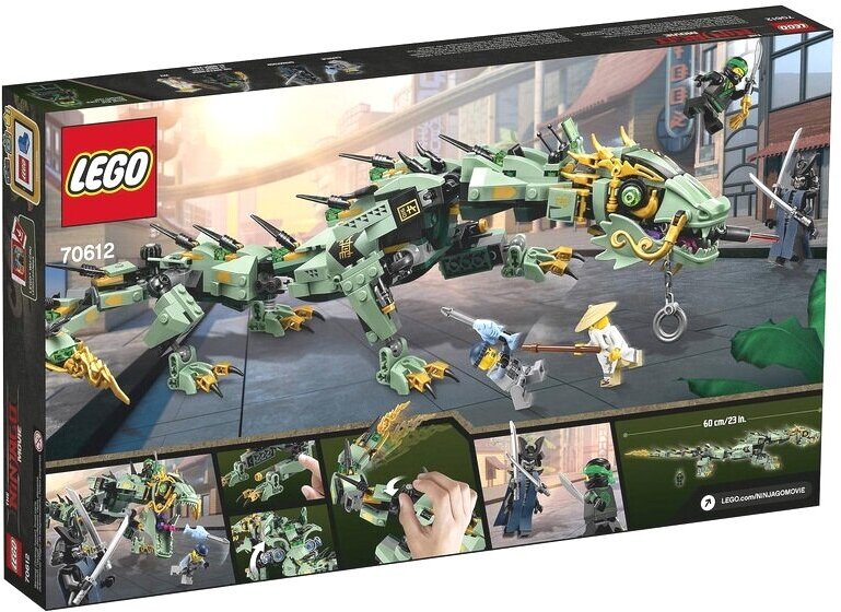 Lego ninjago lloyd's green dragon sale