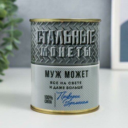 Копилка-банка металл 