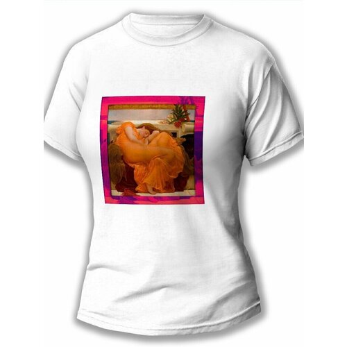 фото Футболка будь на стиле, футер, размер xs, белый