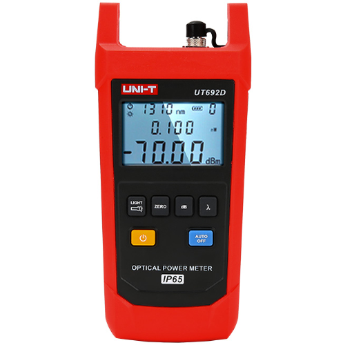 Оптический мультиметр (измеритель мощности и VFL) UNI-T UT692D uni t fiber optic tool optical power meter visual fault locator ut692d ut693d 70 10dbm 50 26dbm 10mw fc sc st connector ut692g