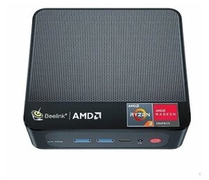 Фото Компьютер неттоп Beelink SER3 AMD Ryzen 3 3200U, 16Гб, SSD 500Гб, HDMI, Windows 10 Pro