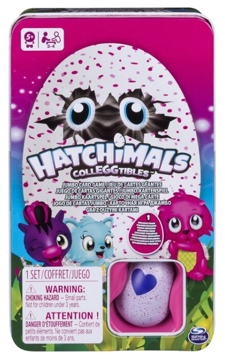 Игра настольная Hatchimals карточная с фигуркой 6044335