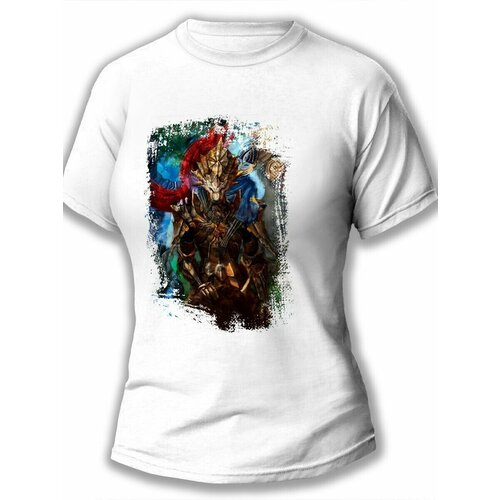 фото Футболка будь на стиле, футер, размер m, белый