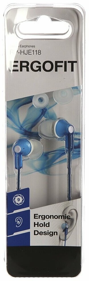 Наушники Panasonic RP-HJE118 GU-A Blue