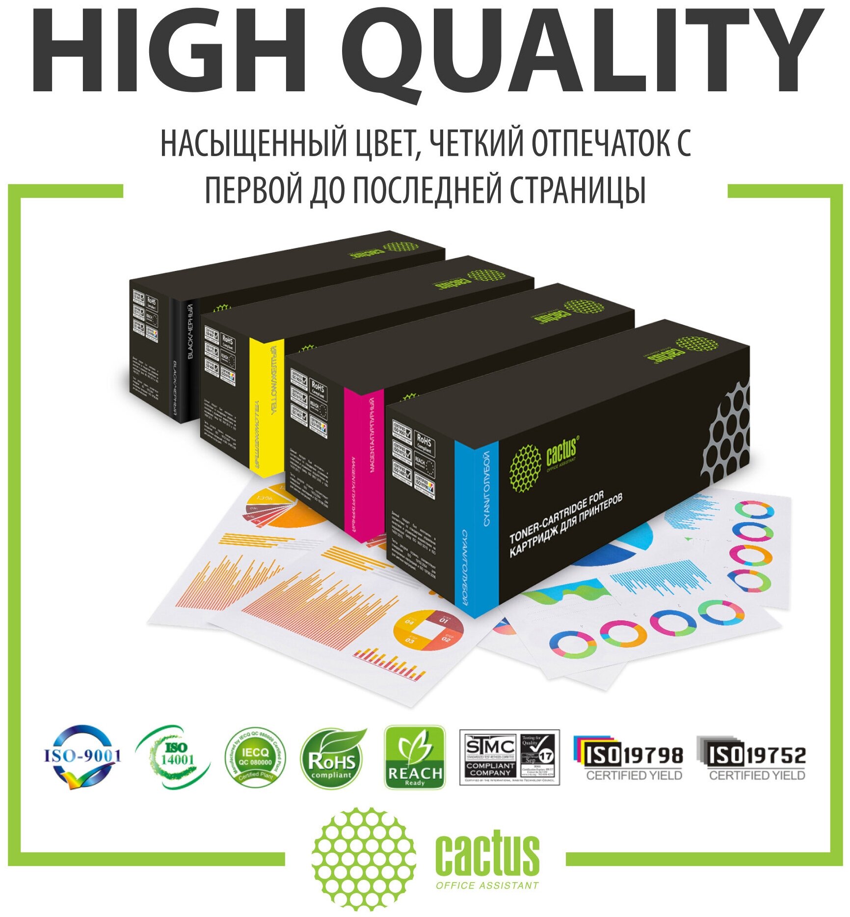 Картридж CF541A (203A) Cyan для лазерного принтера HP Color LaserJet Pro M254dw, M254nw, M254dn