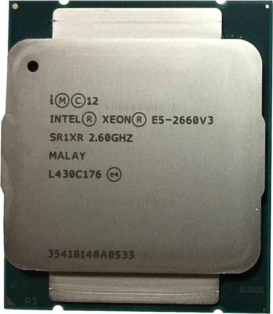 Процессор Intel Xeon E5-2660 V3 сокет 2011-3 10 ядер 20 потоков 2.6ГГц 105 Вт OEM