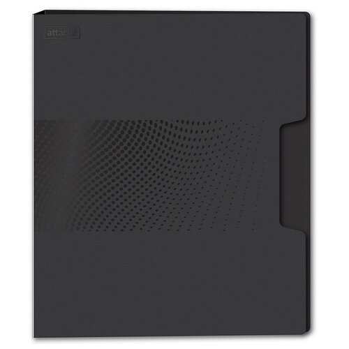 папка attache искусственная кожа с зажимом черный Папка с зажимом Attache Digital черный