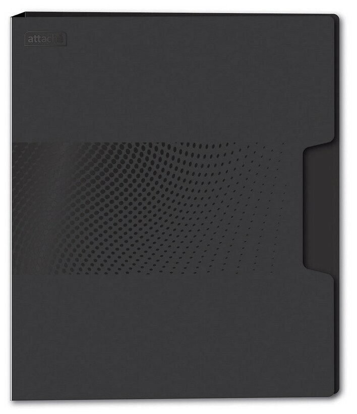 Папка с зажимом Attache Digital А4+ 0.45 мм черная (до 120 листов) 1043253