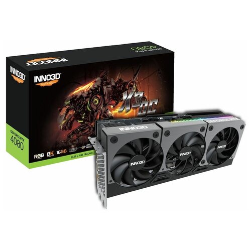 Видеокарта INNO3D RTX4080 16GB X3 OC GDDR6X 256-bit 14889600₽