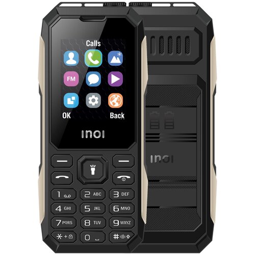 INOI 106Z, 2 micro SIM, черный