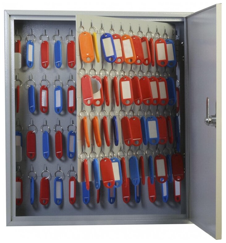 Шкаф для ключей Cobalt К-96 на 96 ключей с брелоками 325х85х360 - фотография № 4