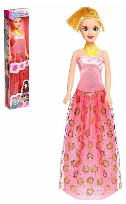 Кукла модель для девочки Модница в платье