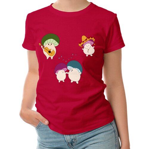 фото Футболка roly, размер s, красный