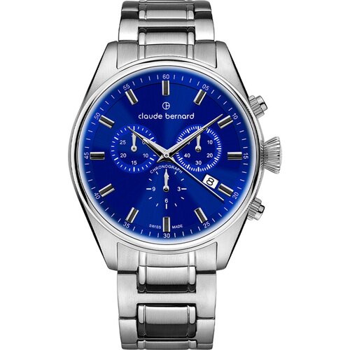 Наручные часы Claude Bernard Наручные часы Claude Bernard 10254 3M BUIN, синий, серебряный