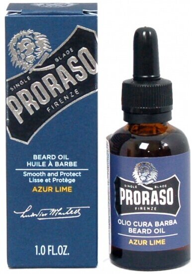 Proraso Масло для бороды Azur Lime 30 мл (Proraso, ) - фото №3