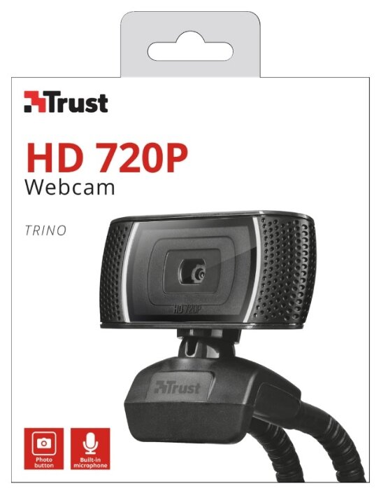 Веб-камера Trust Trino HD Video Webcam, черный..