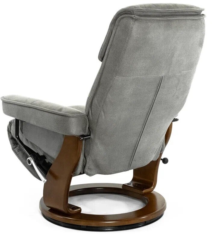 Кресло реклайнер Relax RIO 7651, серо-коричневый