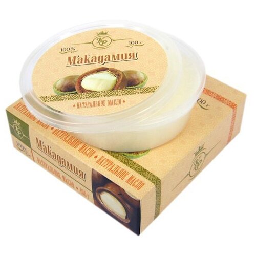 Косметическое жирное масло Макадамия Крымская роза 100 г