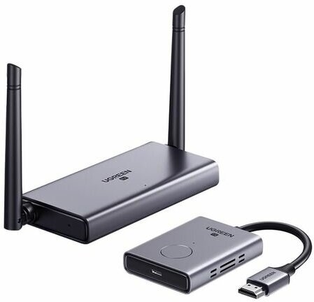 Ugreen CM506 Wireless HDMI Extender (Transmitter + Receiver) Grey 50633