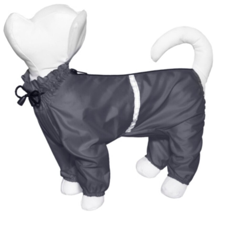 Yami-Yami дождевик для собак породы той-терьер, серый, длина спины 20 см - фотография № 4