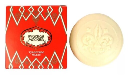 Новая Заря Мыло туалетное твердое Moscou Rouge (Красная Москва), 50 г