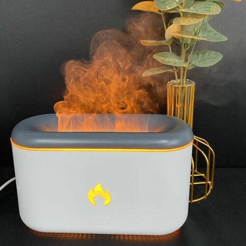 Портативный аромадиффузор с низким уровнем шума настольный ночник увлажнитель воздуха для офиса спальни бара эффект камина i-FLAME 135000₽