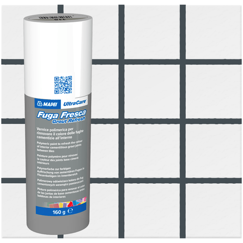 Краска для швов MAPEI Ultracare Fuga Fresca 114 Антрацит, 0.160 кг краска для швов mapei ultracare fuga fresca 131 ваниль 0 160 кг