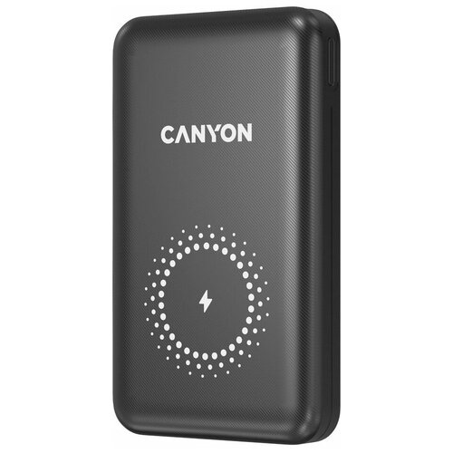 Внешний аккумулятор с беспроводной магнитной зарядкой Canyon PB-1001 10000 мАч CNS-CPB1001B 194900₽