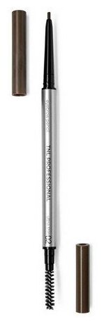 TNL, Ультратонкий карандаш для бровей TNL Ultra thin № 02 - brown (0,1 гр.)
