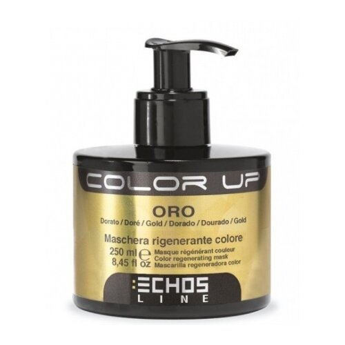 Echosline Color Up Маска для волос тонирующая Золото, 250 мл
