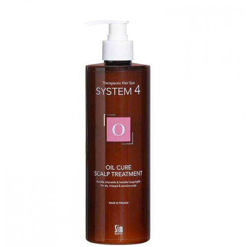 Sim Sensitive System 4 Oil Cure Hair Mask Маска-пилинг для кожи головы терапевтическая Система 4, 500 мл