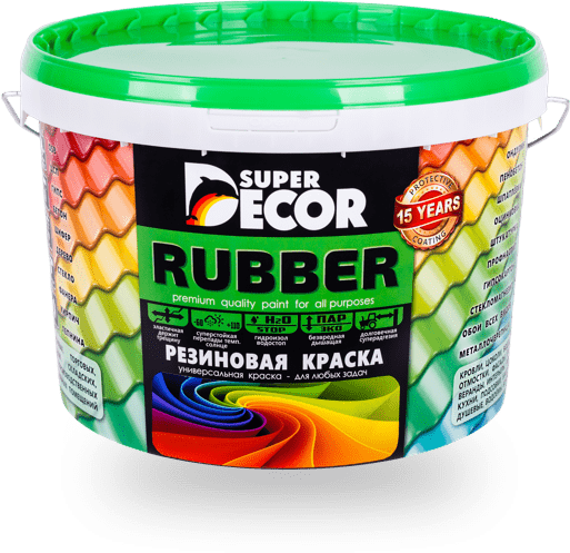 Резиновая краска Super Decor Rubber (1 кг №8 Норвежский дом )