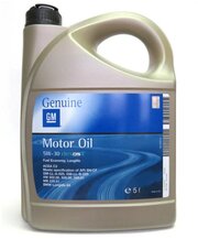 Синтетическое моторное масло GENERAL MOTORS Dexos2 Longlife 5W30, 5 л