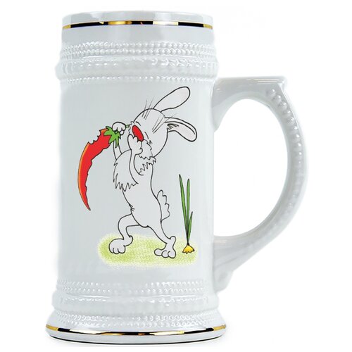 фото Пивная кружка зайчик drabs