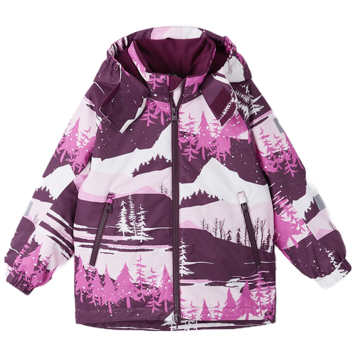 Куртка для девочек Maunu, размер 122, цвет лиловый