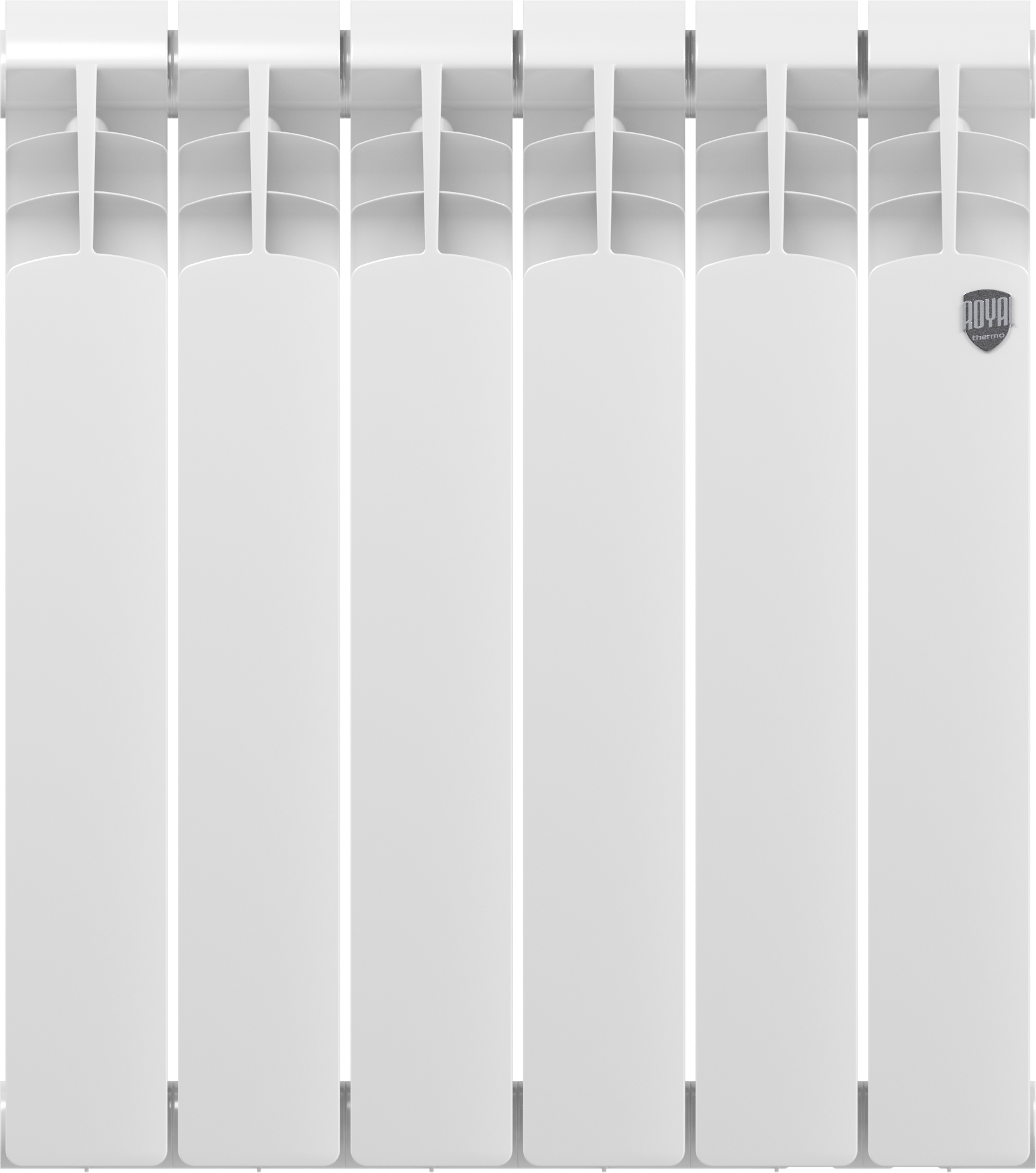 Радиатор Royal Thermo Vittoria B500 6 секции боковое подключение биметалл белый
