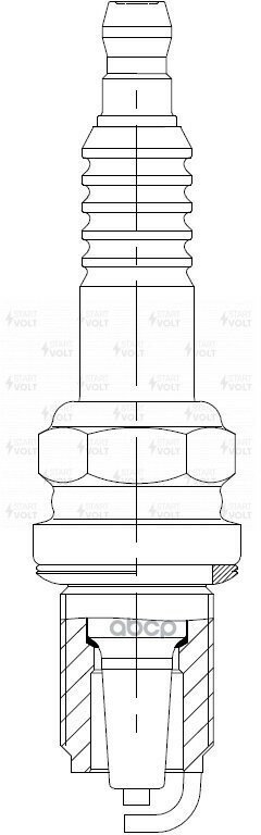 Свеча зажигания для автомобилей Renault Logan (08-)/Nissan Almera G15 (12-) K4M 1.6i 16кл. VSP 0903 StartVolt