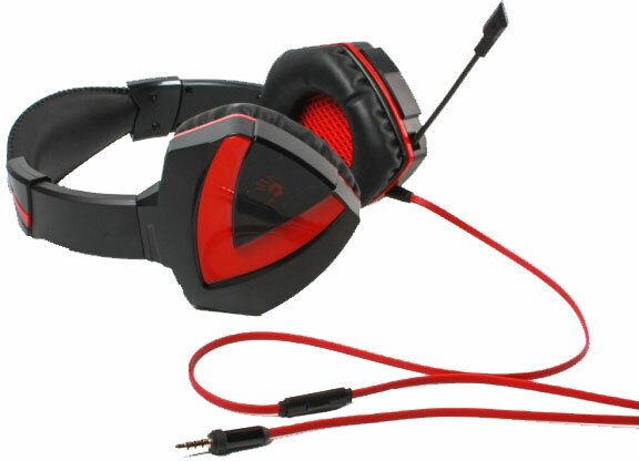 Наушники с микрофоном A4Tech Bloody G500 black/red (3.5 мм, мониторные) (A4TECH G500)