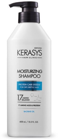 KERASYS Увлажняющий шампунь для волос Extra-Strength Moisturizing Shampoo 400 мл