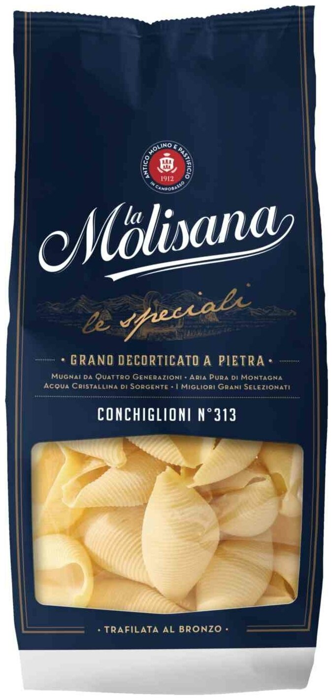 Макароны La Molisana Conchiglioni ракушки рифленые гигант, 500 г - фотография № 11