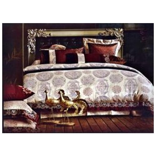 фото Постельное бельё "tango venice", жаккард, арт: tj0400-02; размеры: евро 4 наволочки