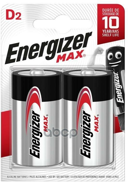 Батарейка Алкалиновая Energizer Max D 1,5V E302306800 Energizer арт. E302306800