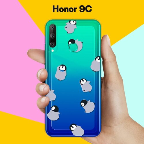 Силиконовый чехол Несколько пингвинов на Honor 9C силиконовый чехол несколько пингвинов на honor 9a